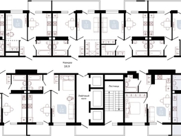 Продается 1-комнатная квартира ЖК Отражение, 2 очередь литера 3, 39.2 м², 5549220 рублей