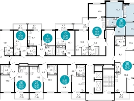 Продается 2-комнатная квартира ЖК Лестория, дом 3, 54.6  м², 22260420 рублей