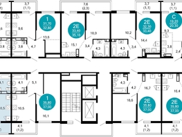 Продается 2-комнатная квартира ЖК Лестория, дом 4, 44.4 м², 17937600 рублей