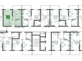 Продается 1-комнатная квартира ЖК Флора, 3 этап литера 4, 33.6 м², 12434760 рублей