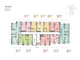 Продается Студия ЖК Клубный квартал «Друзья», лит 7, 22.35  м², 4045350 рублей