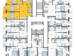 Продается 3-комнатная квартира ЖК Зеленодар, литера 6, 89.5  м², 10368500 рублей
