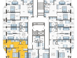 Продается 2-комнатная квартира ЖК Зеленодар, литера 6, 62.5  м², 7792850 рублей
