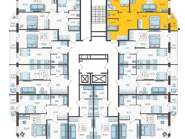 Продается 2-комнатная квартира ЖК Зеленодар, литера 7, 67.2 м², 7863750 рублей