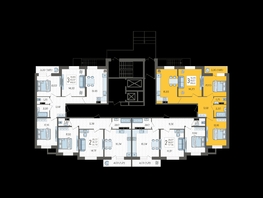 Продается 3-комнатная квартира ЖК Смородина, литера 17, 68.22 м², 8336484 рублей