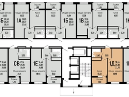 Продается 1-комнатная квартира ЖК Славянка, литера 10, 37.7 м², 5389000 рублей