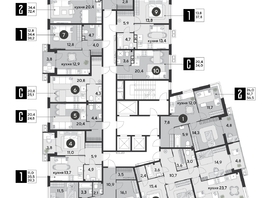 Продается Студия ЖК Парк Победы 2, литера 6, 24.8  м², 4471440 рублей