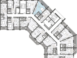 Продается 1-комнатная квартира АО Нескучный сад, корпус 1, 34.1 м², 33951600 рублей