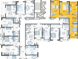 Продается 3-комнатная квартира ЖК Ural (Урал), 79.22 м², 8856796 рублей
