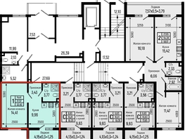 Продается 1-комнатная квартира ЖК Botanica Hills (Ботаника Хилс), лит 2, 32.82 м², 8925000 рублей