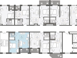 Продается 1-комнатная квартира ЖК Нескучный сад, корпус 2, 38  м², 45988700 рублей