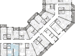 Продается 1-комнатная квартира ЖК Нескучный сад, корпус 2, 45  м², 53159300 рублей