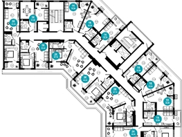 Продается 1-комнатная квартира АО Нескучный сад, корпус 1, 23.8  м², 26826600 рублей