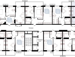 Продается 2-комнатная квартира ЖК Отражение, 2 очередь литера 4, 54.1 м², 6600650 рублей
