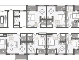 Продается 2-комнатная квартира АО Нескучный сад, корпус 1, 43.9  м², 41980300 рублей
