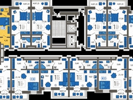 Продается 1-комнатная квартира ЖК Летний, корпус 5, 40.6  м², 12371100 рублей