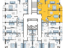 Продается 3-комнатная квартира ЖК Зеленодар, литера 7, 110.9  м², 13152850 рублей
