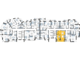 Продается 1-комнатная квартира ЖК Зеленодар, литера 5б, 51.4  м², 6373600 рублей