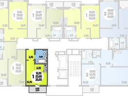 Продается Студия ЖК Парк у дома, литера 8.3, 25.5 м², 6117450 рублей