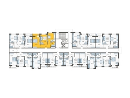 Продается 2-комнатная квартира ЖК Смородина, литера 12, 50.5  м&sup2;, 7221500 рублей