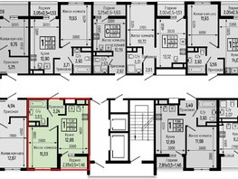 Продается 1-комнатная квартира ЖК Ботаника Хилс, лит 1, 32.82  м&sup2;, 10201000 рублей