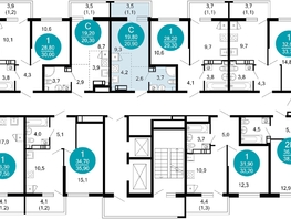 Продается 1-комнатная квартира ЖК Лестория, дом 6, 20.9  м&sup2;, 11161929 рублей