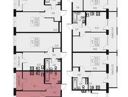 Продается 1-комнатная квартира ЖК Атаманский сад, литер 1, 43.48  м&sup2;, 5153000 рублей