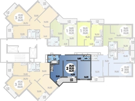 Продается 2-комнатная квартира ЖК Парк у дома, литера 8.2, 62.3  м&sup2;, 12304250 рублей