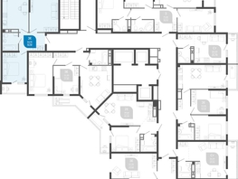 Продается 2-комнатная квартира ЖК Облака-2, блок секция 4-8, 56.5  м&sup2;, 9493978 рублей