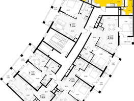 Продается 2-комнатная квартира ЖК Кипарис, литер 6, 68.3  м&sup2;, 20831500 рублей