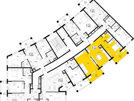 Продается 2-комнатная квартира ЖК Кипарис, литер 6, 62.2  м&sup2;, 18971000 рублей