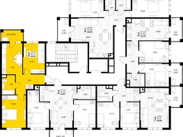 Продается 2-комнатная квартира ЖК Кипарис, литер 8, 52.1  м&sup2;, 15890500 рублей