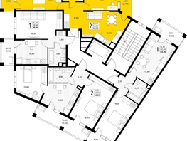 Продается 2-комнатная квартира ЖК Кипарис, литер 7, 57.7  м&sup2;, 17598500 рублей