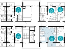 Продается 1-комнатная квартира ЖК Лестория, дом 4, 37.5  м&sup2;, 16026710 рублей