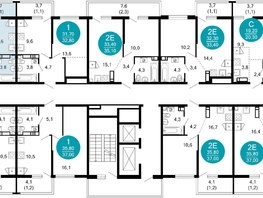 Продается 2-комнатная квартира ЖК Лестория, дом 4, 41.9  м&sup2;, 19879181 рублей