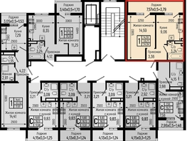 Продается 1-комнатная квартира ЖК Ботаника Хилс, лит 1, 34.04  м&sup2;, 10362000 рублей