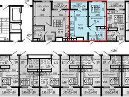 Продается 1-комнатная квартира ЖК Ботаника Хилс, лит 2, 33.57  м&sup2;, 10408000 рублей