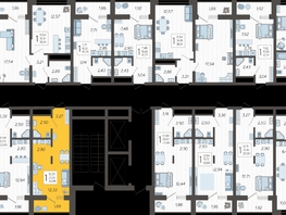 Продается Студия ЖК Кислород, корпус 10, 22.88  м&sup2;, 7563200 рублей