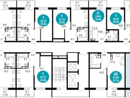 Продается 2-комнатная квартира ЖК Флора, 4 этап, 63.5  м&sup2;, 23577593 рублей