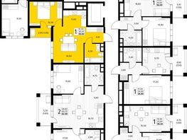 Продается 1-комнатная квартира ЖК Кипарис, литер 6, 39.5  м&sup2;, 15010000 рублей