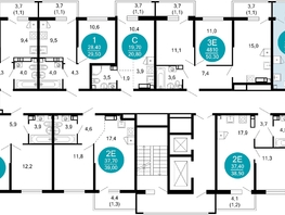 Продается 1-комнатная квартира ЖК Лестория, дом 3, 37.9  м&sup2;, 16812413 рублей