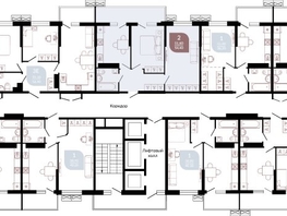 Продается 2-комнатная квартира ЖК Отражение, 2 очередь литера 4, 56.2  м&sup2;, 6992305 рублей