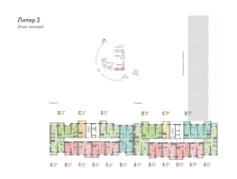 Продается 2-комнатная квартира ЖК Теплые края, литер 2, 64.5  м&sup2;, 7417500 рублей