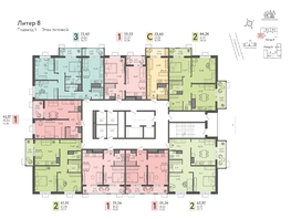 Продается Студия ЖК Теплые края, литер 8, 23.4  м&sup2;, 2995200 рублей
