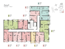 Продается 1-комнатная квартира ЖК Теплые края, литер 9, 38.88  м&sup2;, 4860000 рублей