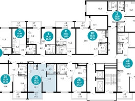 Продается 1-комнатная квартира ЖК Лестория, дом 5, 36.9  м&sup2;, 16204316 рублей
