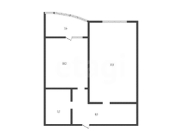 Продается 1-комнатная квартира ЖК Fresh (Фреш), литера 2, 39.7  м&sup2;, 5450000 рублей