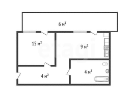 Продается 1-комнатная квартира Евгении Жигуленко ул, 41.4  м&sup2;, 4700000 рублей