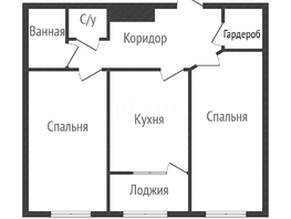Продается 2-комнатная квартира ЖК Кубанский, литера 5.1, 60.3  м&sup2;, 10700000 рублей