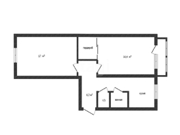 Продается 2-комнатная квартира Красных Партизан ул, 47.6  м&sup2;, 5200000 рублей